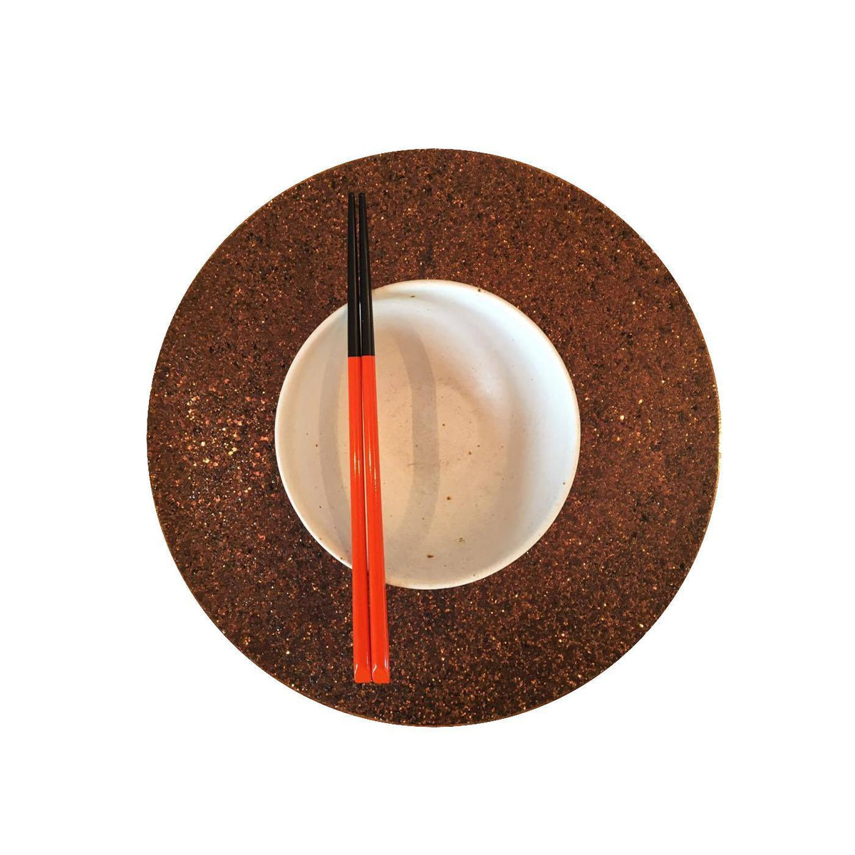 Shimmery Bronze Round Place Mat-ML Living-Temples and Markets