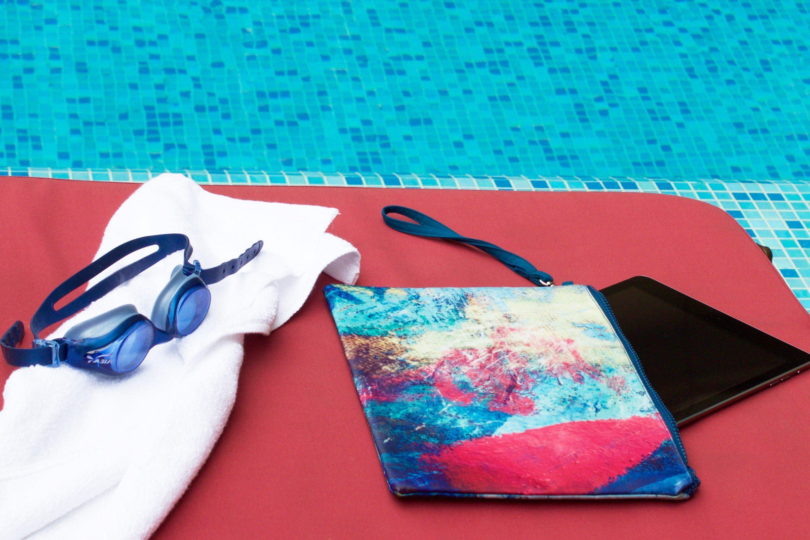 Splash Paint Water Resistant Clutch-CUSHnART-Temples and Markets