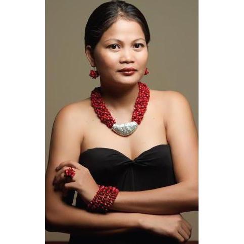 Stunner Statement Ring handcrafted from natural seeds-Graines de Cambodge-Temples and Markets