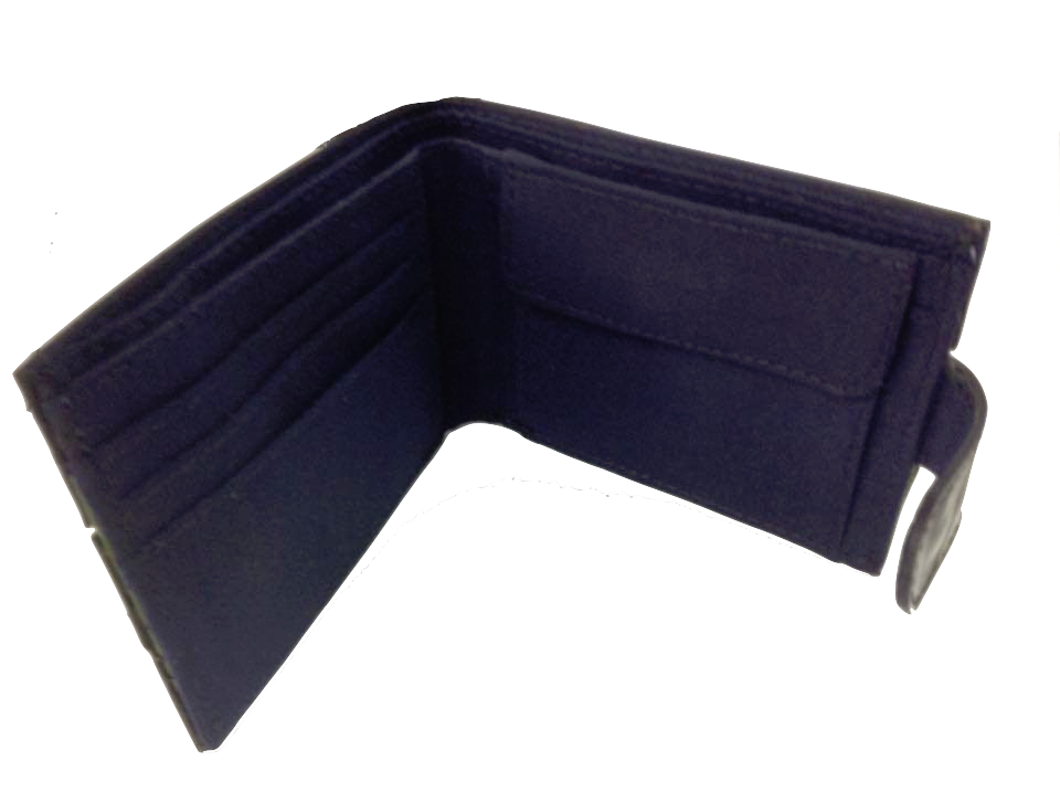 Upcycled Black and Green Wallet with Magnetic Closing made from Tyre-SmartCraft Khmer-Temples and Markets