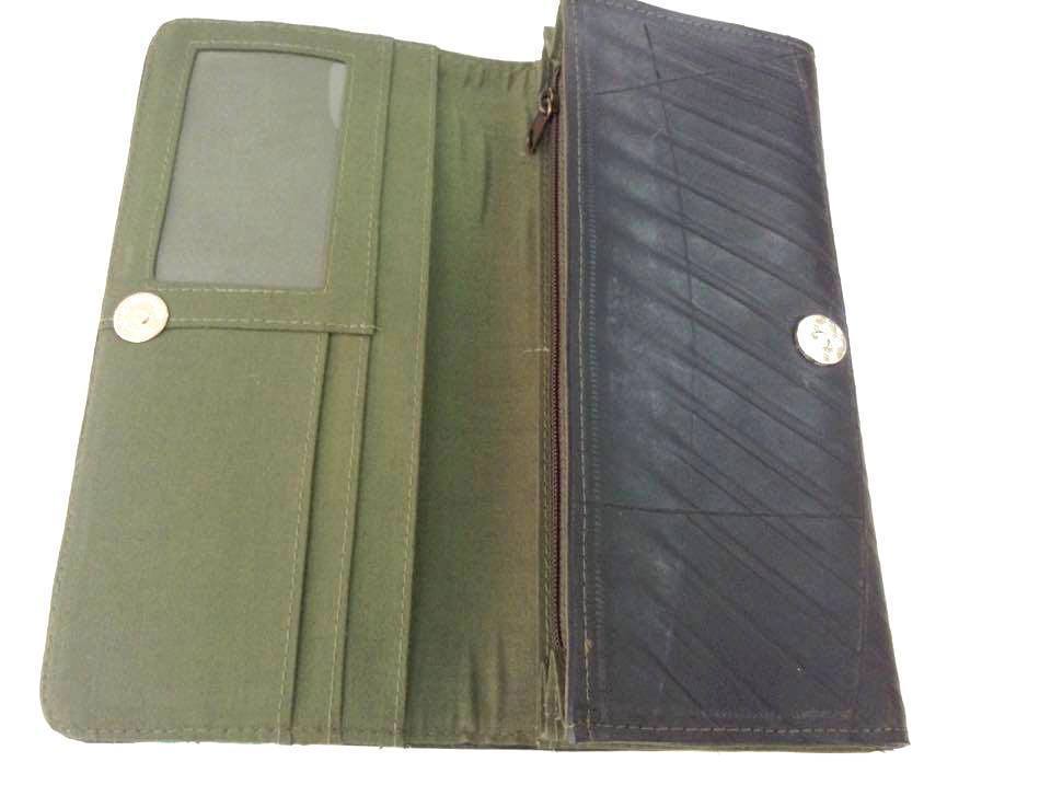 Upcycled Multifunctional Purse made from tyre inner tubing-SmartCraft Khmer-Temples and Markets