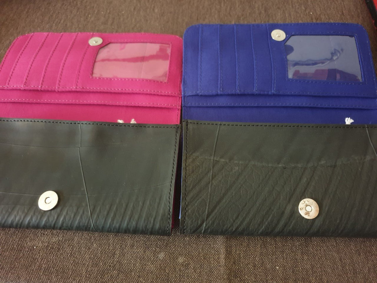 Upcycled Multifunctional Purse made from tyre inner tubing-SmartCraft Khmer-Temples and Markets