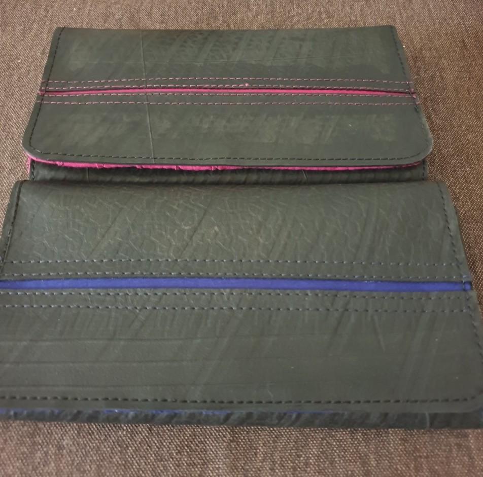 Upcycled Multifunctional Purse made from tyre inner tubing-SmartCraft Khmer-Temples and Markets