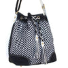 Valerie Cordier Luis Mai Chau Black and Grey Bucket Bag-Valerie Cordier-Temples and Markets