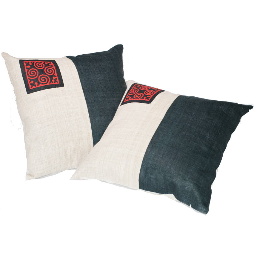 Yin and Yang Cushion Cover-Villagecraft Planet-Temples and Markets