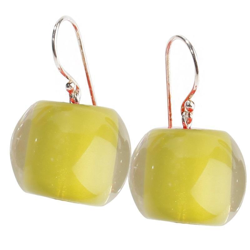 Zsiska Colourful Bead Drop Earrings-Jewellery-Zsiska-Green-Short Drop-Temples and Markets