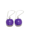 Zsiska Colourful Bead Drop Earrings-Jewellery-Zsiska-Purple-Long Drop-Temples and Markets