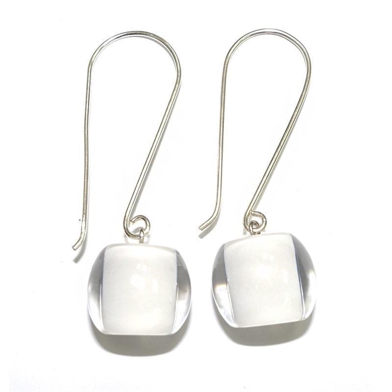 Zsiska Colourful Bead Drop Earrings-Jewellery-Zsiska-White-Long Drop-Temples and Markets