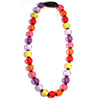 Zsiska Colourful Beads Spectrum Necklace-Jewellery-Zsiska-1.6cm-Temples and Markets
