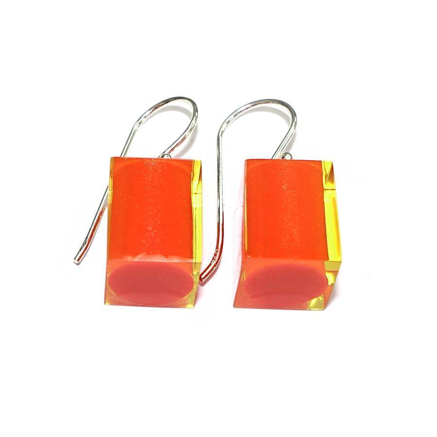 Zsiska Colourful Cube Earrings-Zsiska-Temples and Markets