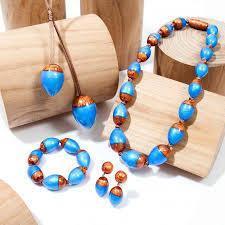 Zsiska Heritage Blue and Copper Bracelet-Jewellery-Zsiska-Temples and Markets