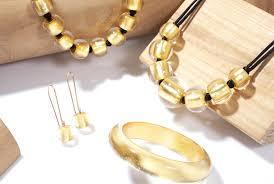 Zsiska Precious Gold Bead Necklace on an Adjustable Rope-Zsiska-Temples and Markets