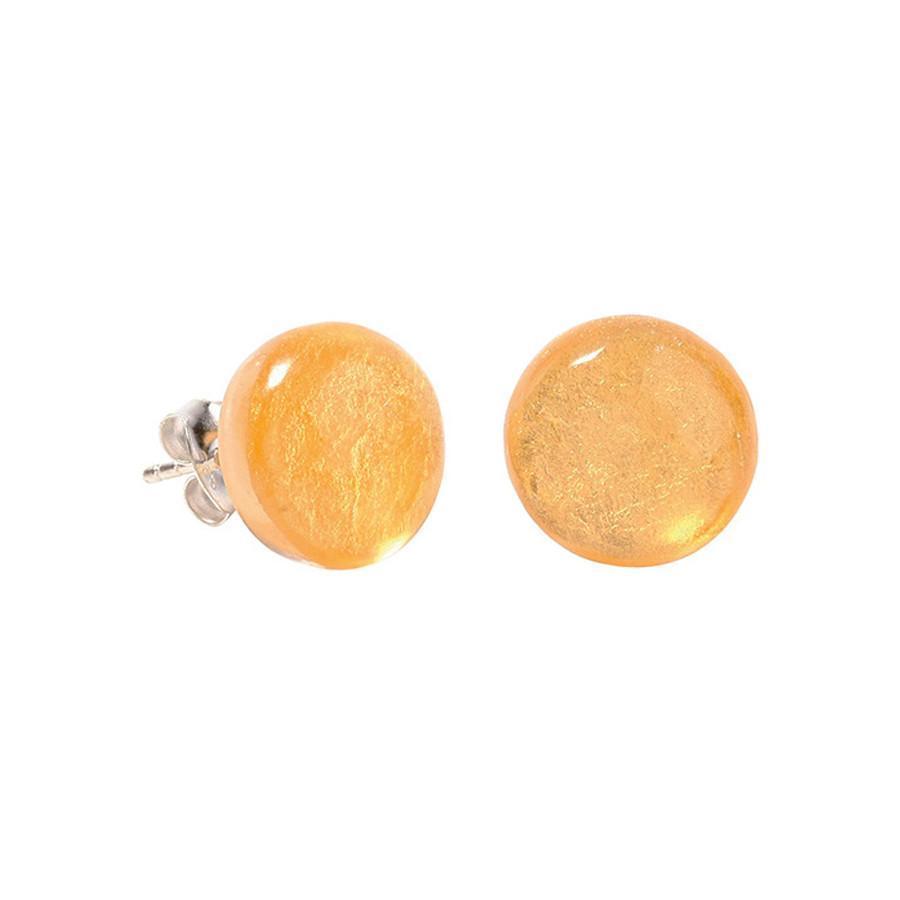 Zsiska Stud Earrings - Precious Gold-Jewellery-Zsiska-Temples and Markets